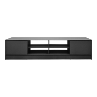 Έπιπλο τηλεόρασης Tivia pakoworld ανθρακί 180x35x41.5εκ