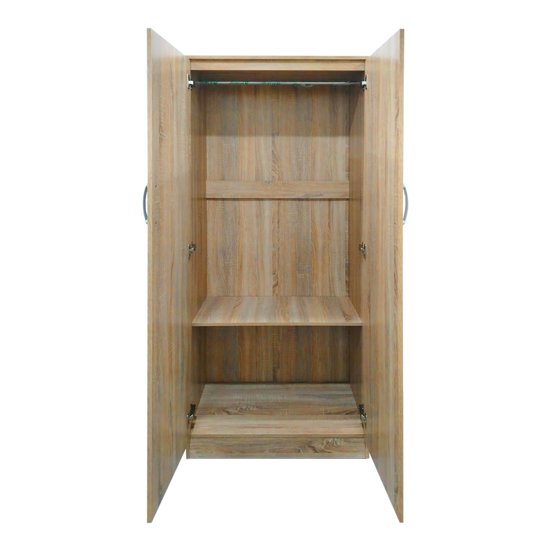 Ντουλάπα εξάφυλλη Athos Ι pakoworld sonoma 200.5x42x180εκ