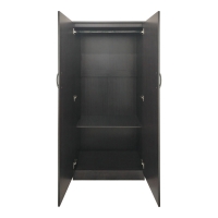 Ντουλάπα τετράφυλλη με πατάρι Athos pakoworld wenge 160x42x240εκ