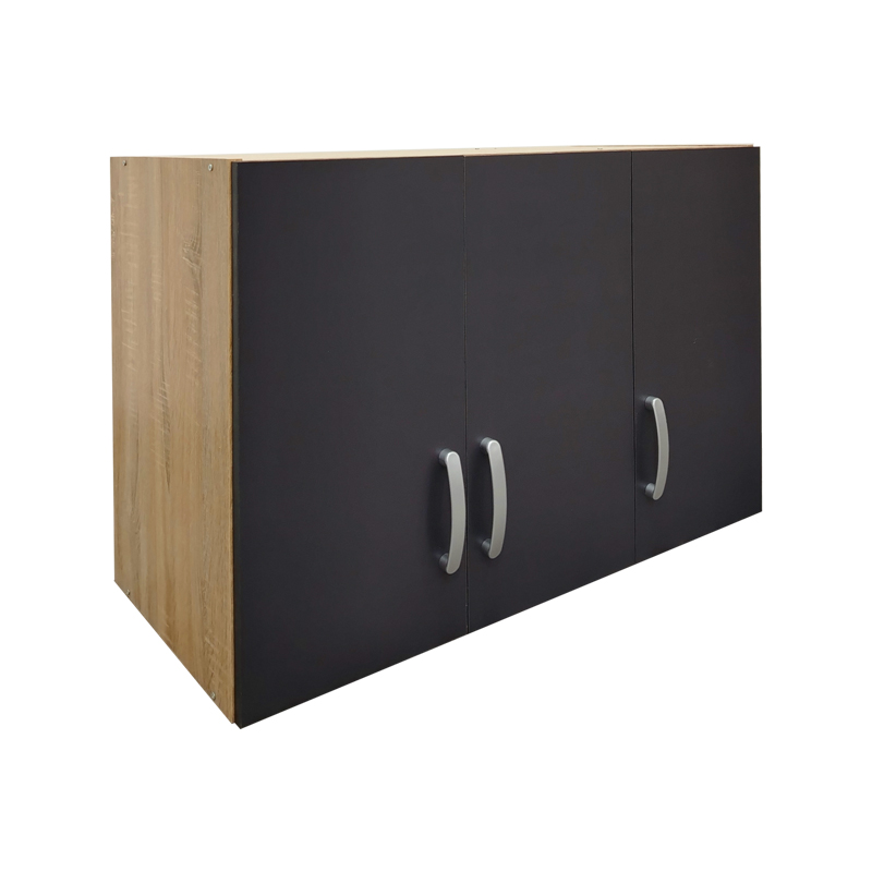 Ντουλάπα εξάφυλλη με πατάρι Athos pakoworld sonoma-ανθρακί 180x42x240εκ Ντουλάπα εξάφυλλη με πατάρι Athos pakoworld sonoma-ανθρακί 180x42x240εκ