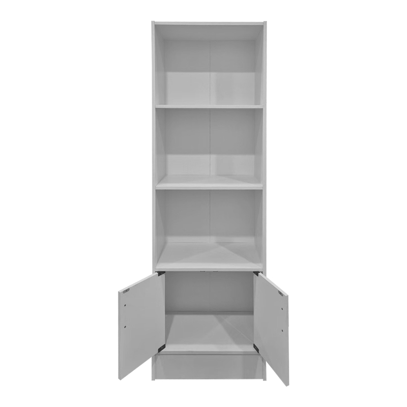 Βιβλιοθήκη Tekaro pakoworld λευκό 57x33x180εκ Βιβλιοθήκη Tekaro pakoworld λευκό 57x33x180εκ