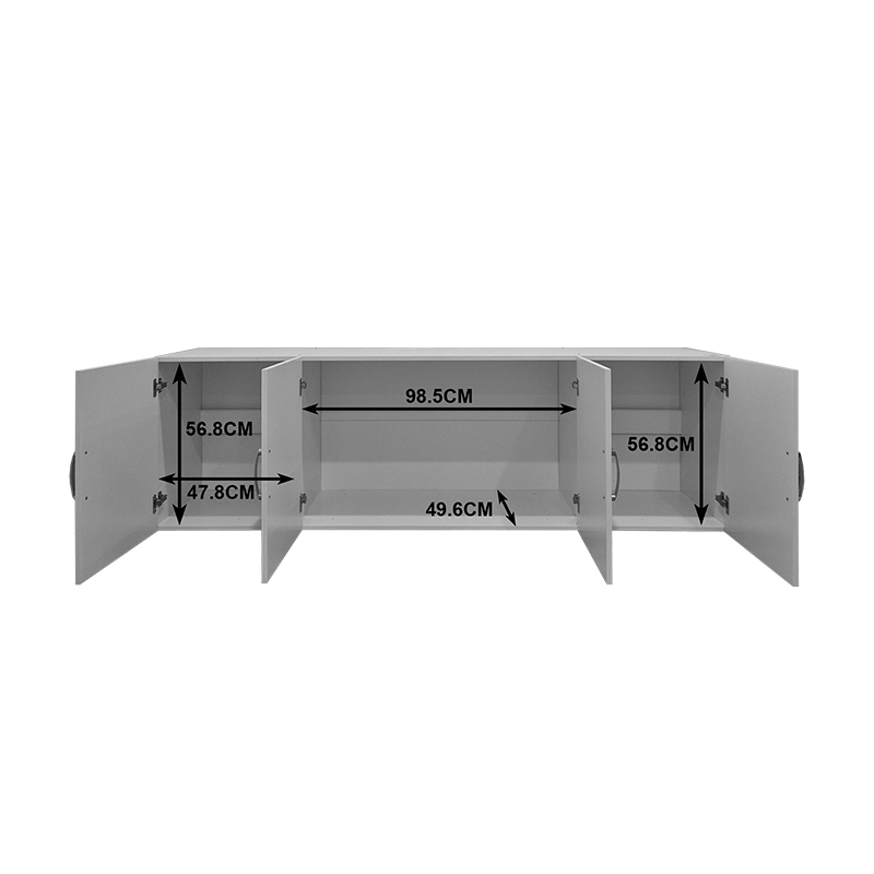 Ντουλάπα τετράφυλλη και πατάρι Alvia pakoworld sonoma 200x51x240εκ Ντουλάπα τετράφυλλη και πατάρι Alvia pakoworld sonoma 200x51x240εκ