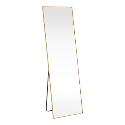 Καθρέπτης Moira pakoworld αλουμίνιο χρυσό 50x28x160εκ