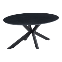 Τραπέζι Makrey pakoworld μαύρο mdf- μεταλλικά πόδια 160x90x75εκ Τραπέζι Makrey pakoworld μαύρο mdf- μεταλλικά πόδια 160x90x75εκ