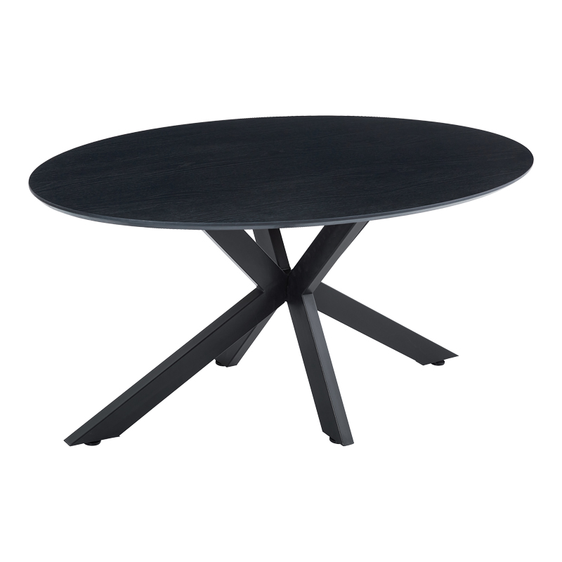 Τραπέζι Makrey pakoworld μαύρο mdf- μεταλλικά πόδια 160x90x75εκ Τραπέζι Makrey pakoworld μαύρο mdf- μεταλλικά πόδια 160x90x75εκ
