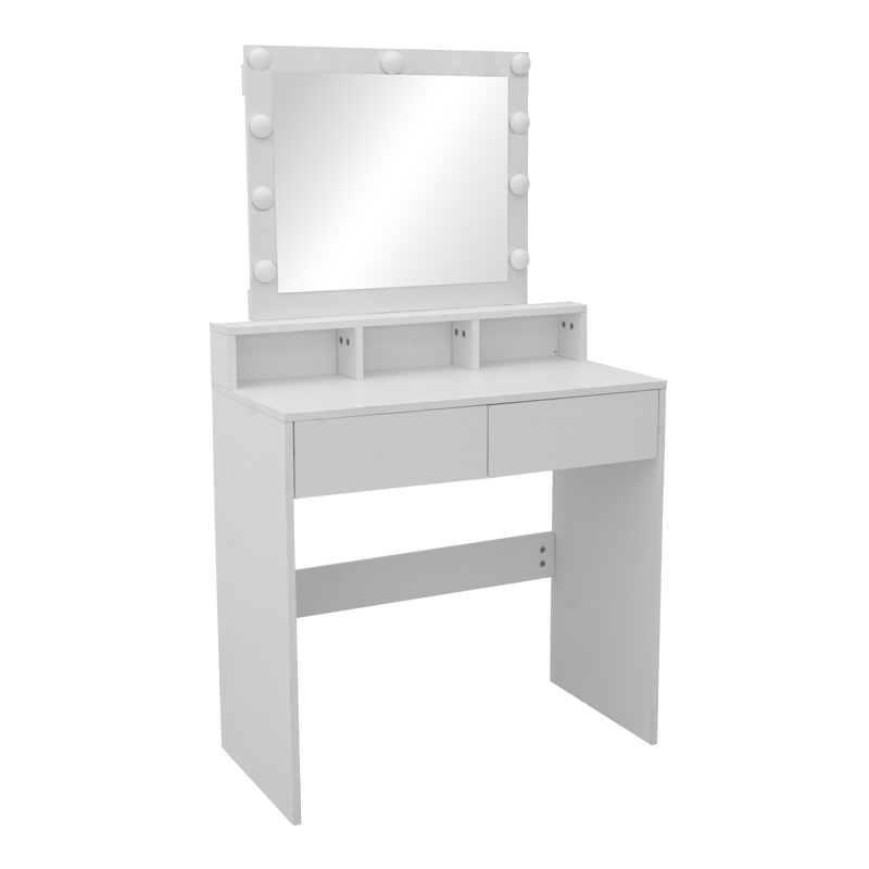 Τουαλέτα κρεβατοκάμαρας Virna pakoworld με led λευκό 80x40x145εκ Τουαλέτα κρεβατοκάμαρας Virna pakoworld με led λευκό 80x40x145εκ