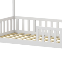 Παιδικό κρεβάτι Bambie με κιγκλίδωμα τ. Montessori pakoworld ξύλο πεύκου λευκό 90x190εκ Παιδικό κρεβάτι Bambie με κιγκλίδωμα τ. Montessori pakoworld ξύλο πεύκου λευκό 90x190εκ