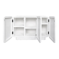 Μπουφές Kooldio pakoworld mdf λευκό 120x37.5x69εκ Μπουφές Kooldio pakoworld mdf λευκό 120x37.5x69εκ