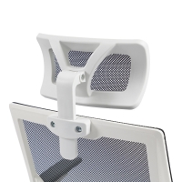 Καρέκλα γραφείου Plymot pakoworld λευκή - mesh μαύρο 48x58x112-122εκ Καρέκλα γραφείου Plymot pakoworld λευκή - mesh μαύρο 48x58x112-122εκ