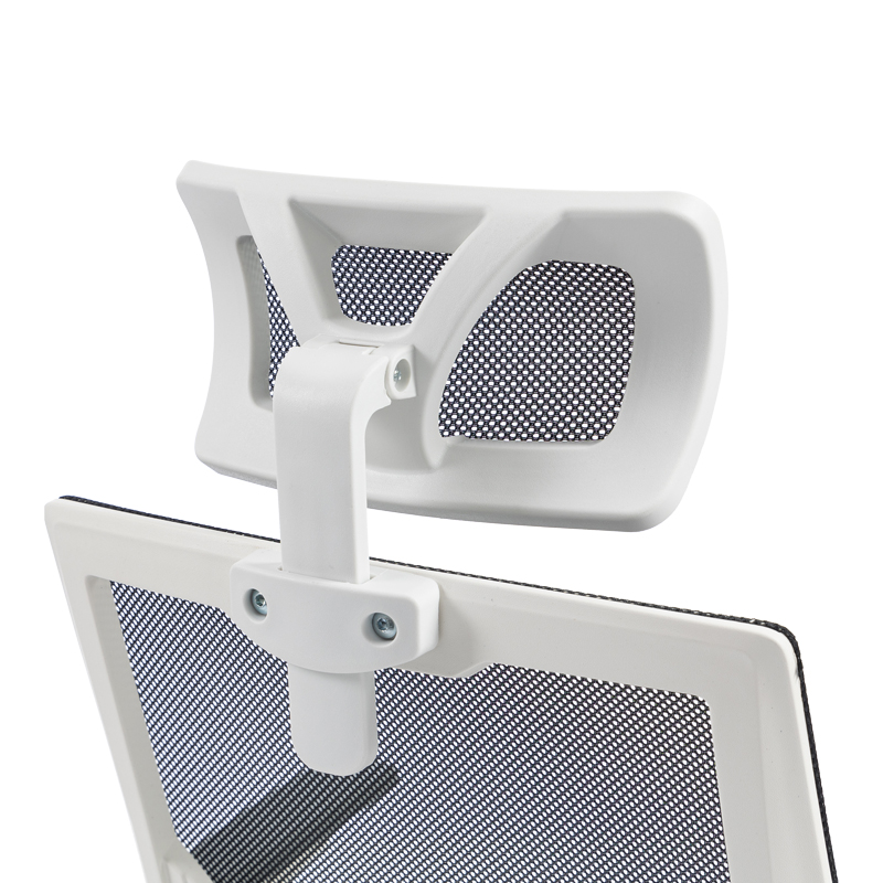 Καρέκλα γραφείου Plymot pakoworld λευκή - mesh μαύρο 48x58x112-122εκ Καρέκλα γραφείου Plymot pakoworld λευκή - mesh μαύρο 48x58x112-122εκ