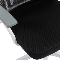Καρέκλα γραφείου Plymot pakoworld λευκή - mesh μαύρο 48x58x112-122εκ Καρέκλα γραφείου Plymot pakoworld λευκή - mesh μαύρο 48x58x112-122εκ