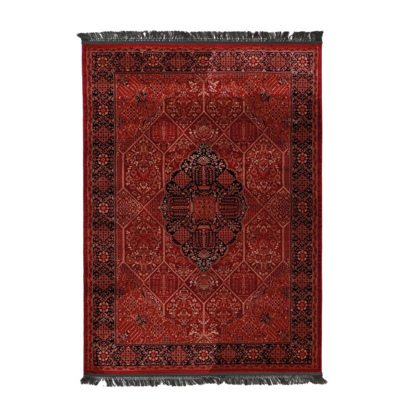 Κλασικό χαλί Afgan 316A D.RED BLACK Royal Carpet - 200 x 250 cm Κλασικό χαλί Afgan 316A D.RED BLACK Royal Carpet - 200 x 250 cm