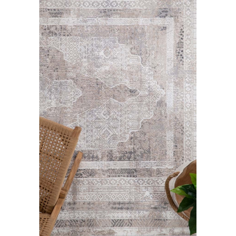 Χαλί Infinity 5915B GREY WHITE Royal Carpet - 70 x 200 cm Χαλί Infinity 5915B GREY WHITE Royal Carpet - 70 x 200 cm