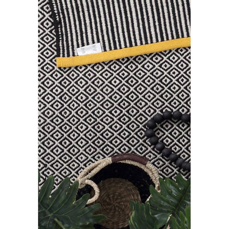 Χαλί Urban Cotton Kilim BE4061 Gold Royal Carpet - 70 x 140 cm