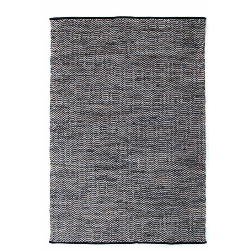 Χαλί Urban Cotton Kilim Venza Black Royal Carpet - 160 x 230 cm