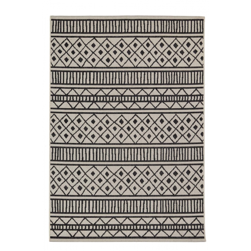 Ψάθα Flox Δ - BLACK 3603W Royal Carpet - 160 x 235 cm