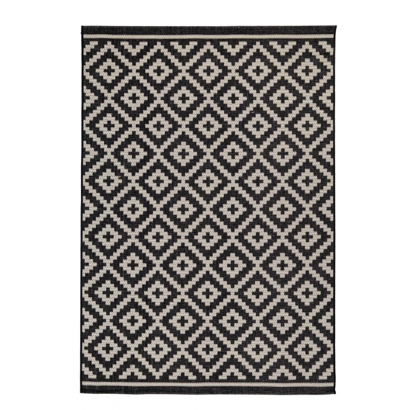 Ψάθα Flox 721K BLACK Royal Carpet - 160 x 230 cm Ψάθα Flox 721K BLACK Royal Carpet - 160 x 230 cm